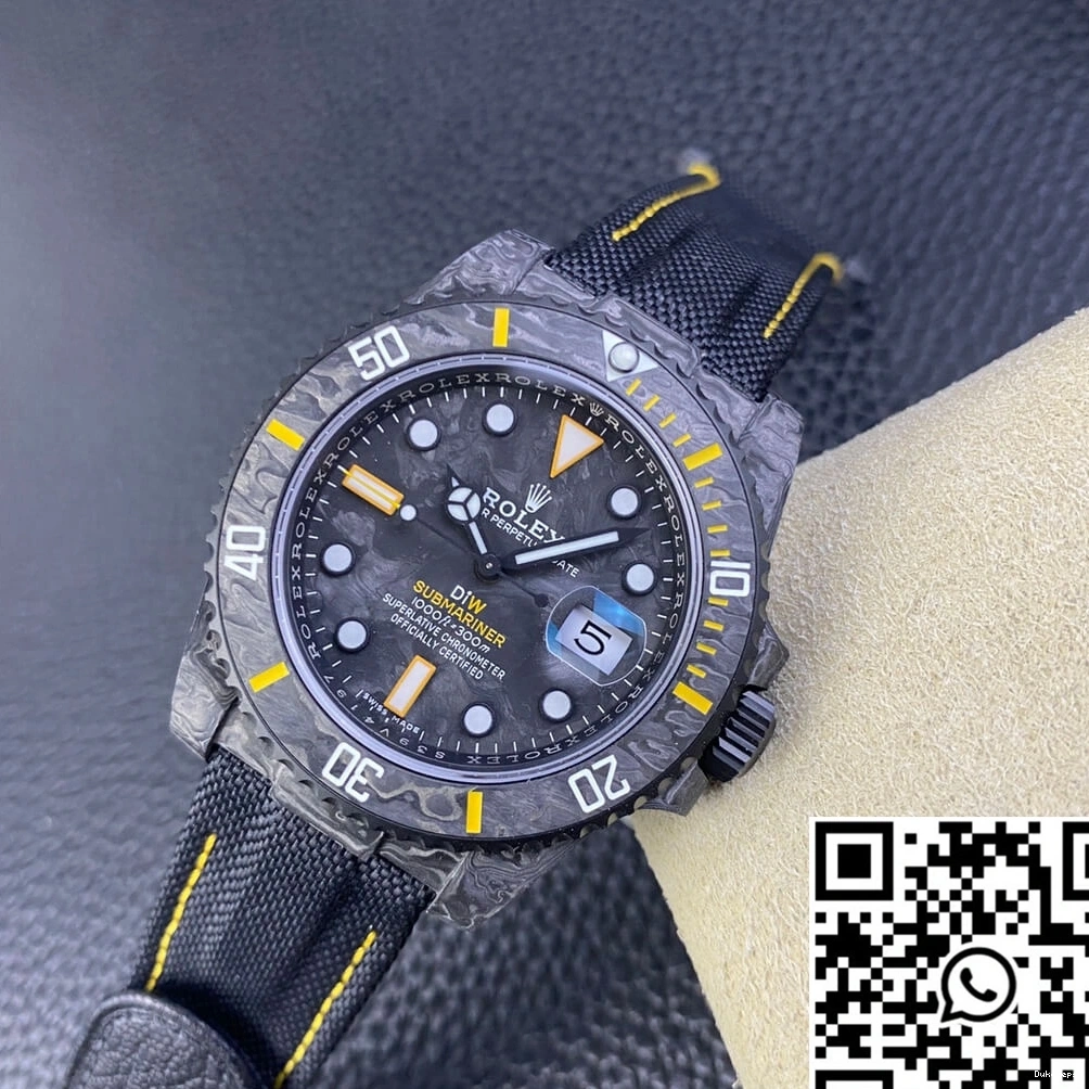 Black Bezel Fiber Carbon DIW Submariner Rolex VS Factory 0423